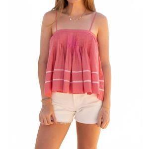 NEW MAISON ANANA flowy sleeveless top in coral